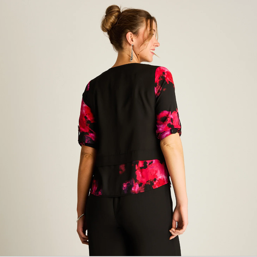 Blusa Mujer Estampada - Fiesta- Curvy