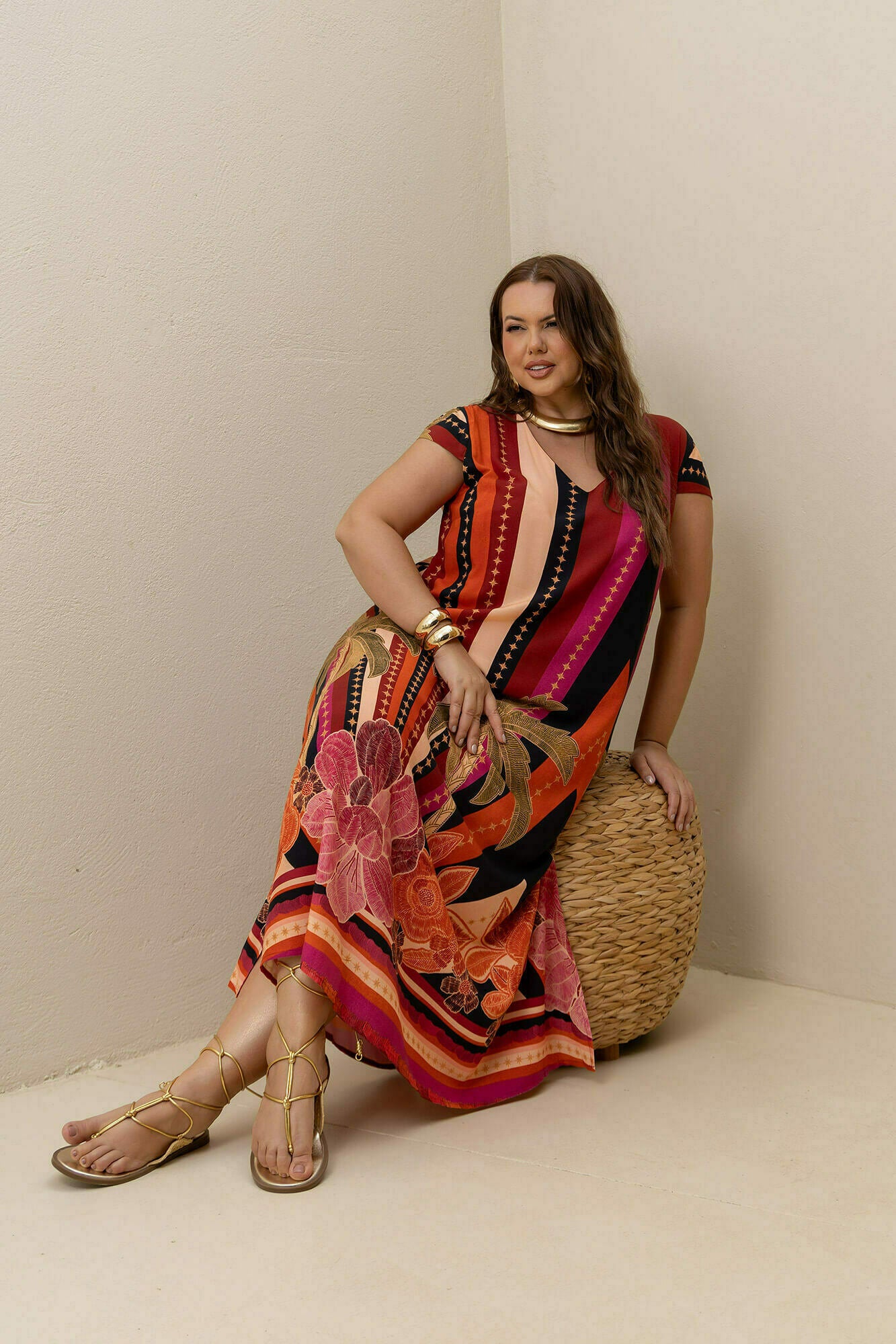 Vestido Maxi Mujer| Estampado| Verano