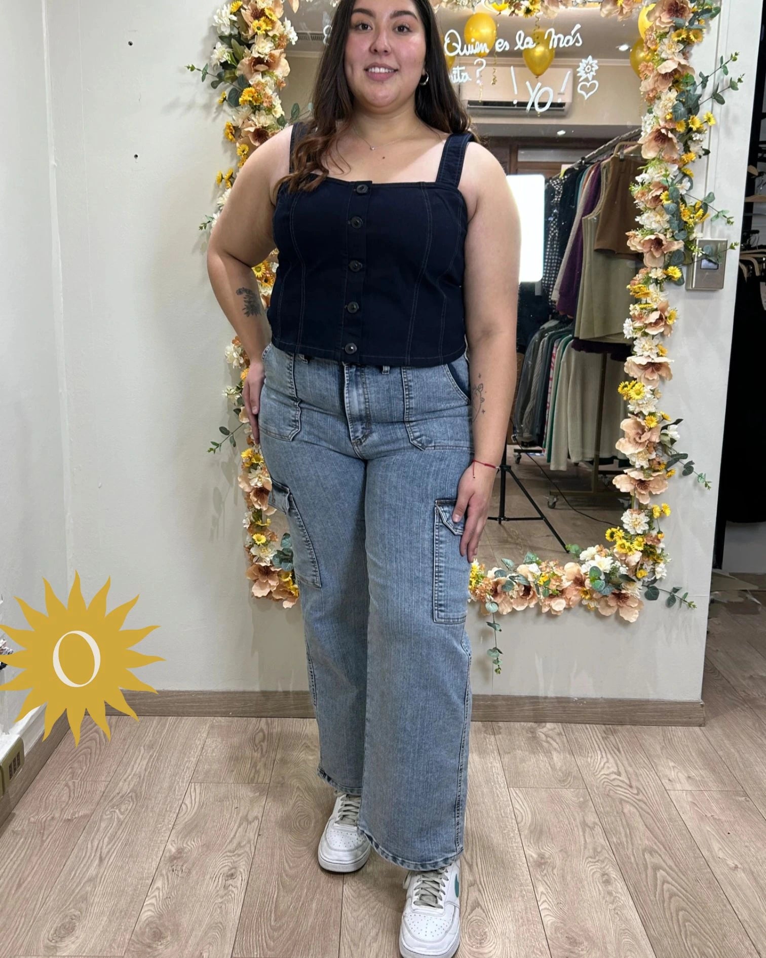 Jeans Mujer Tiro Alto Curvy – Estilo Cargo