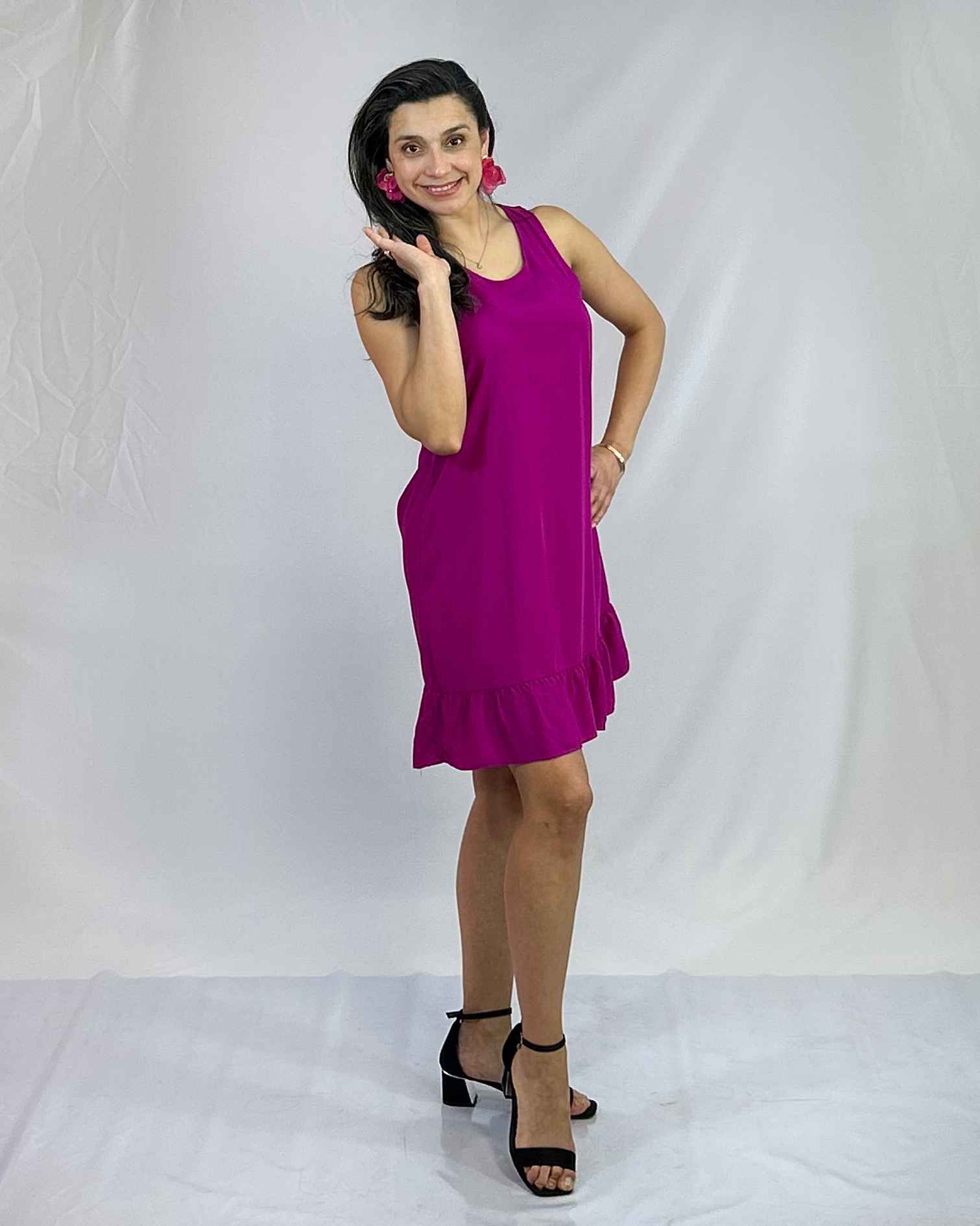 Vestido Corto Liso| Verano Casual