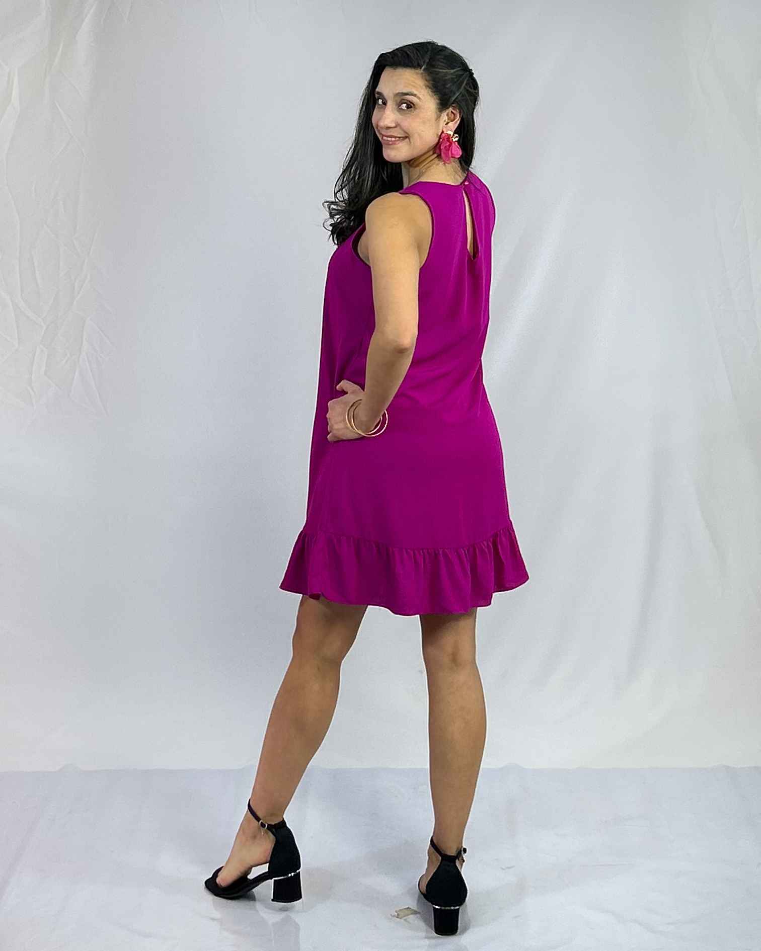 Vestido Corto Liso| Verano Casual