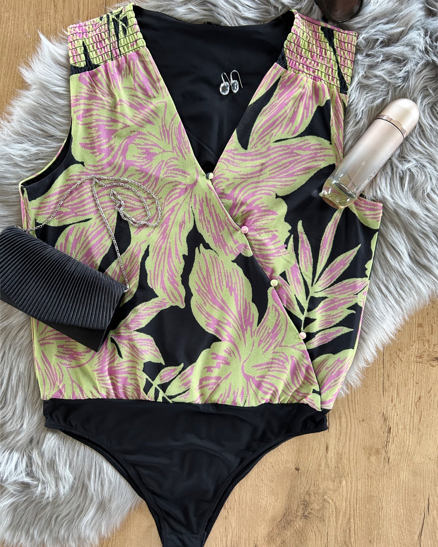 Body de Vestir Mujer Estampado| Talla Grande