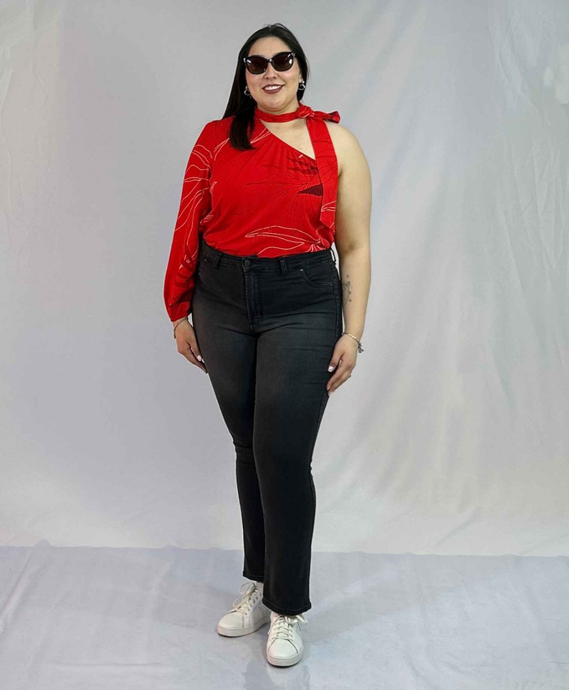 Jeans Mujer Recto Focalizado - Talla Grande - Curvy