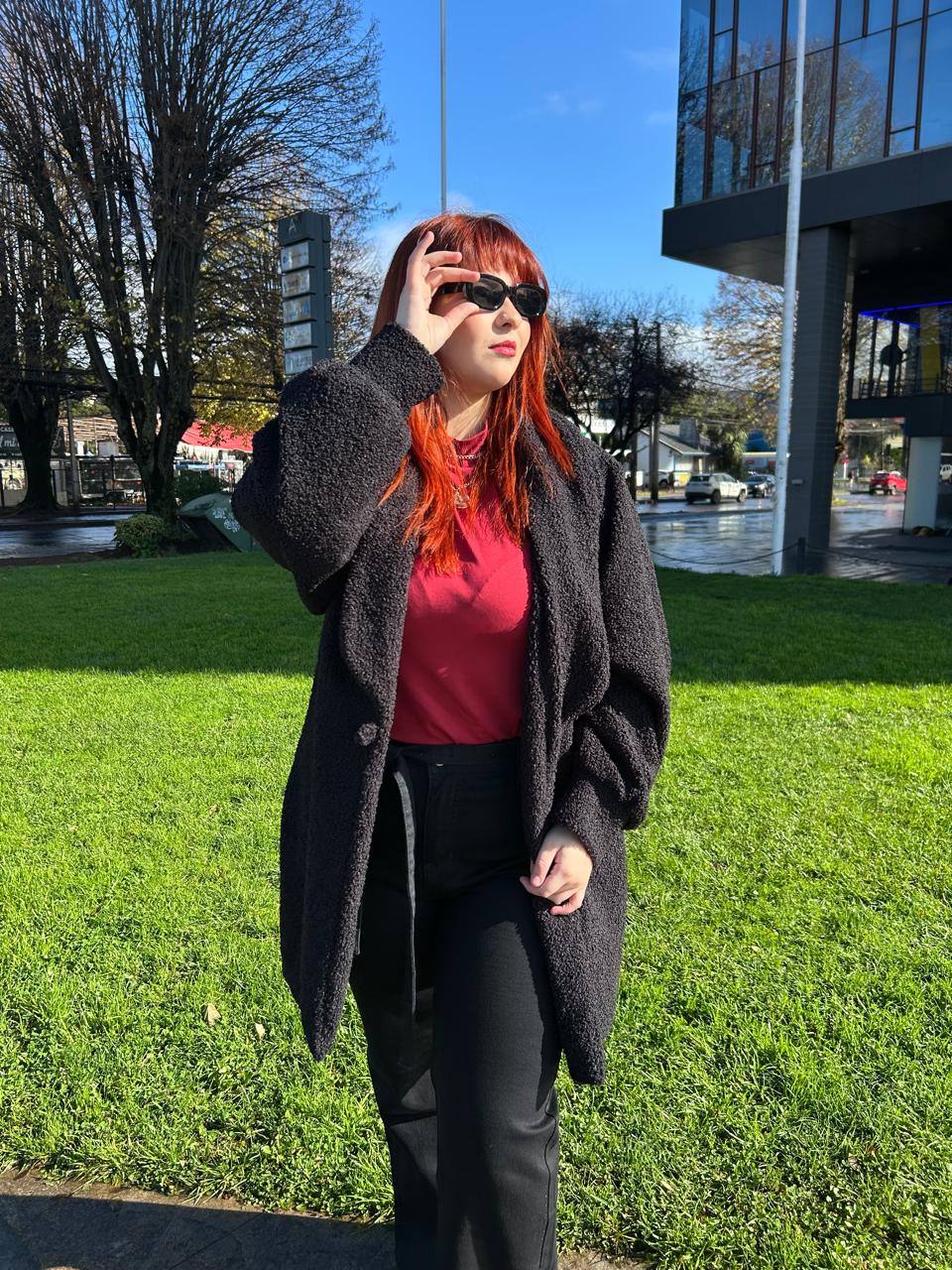 Chaqueta Teddy con Solapa-Brasil