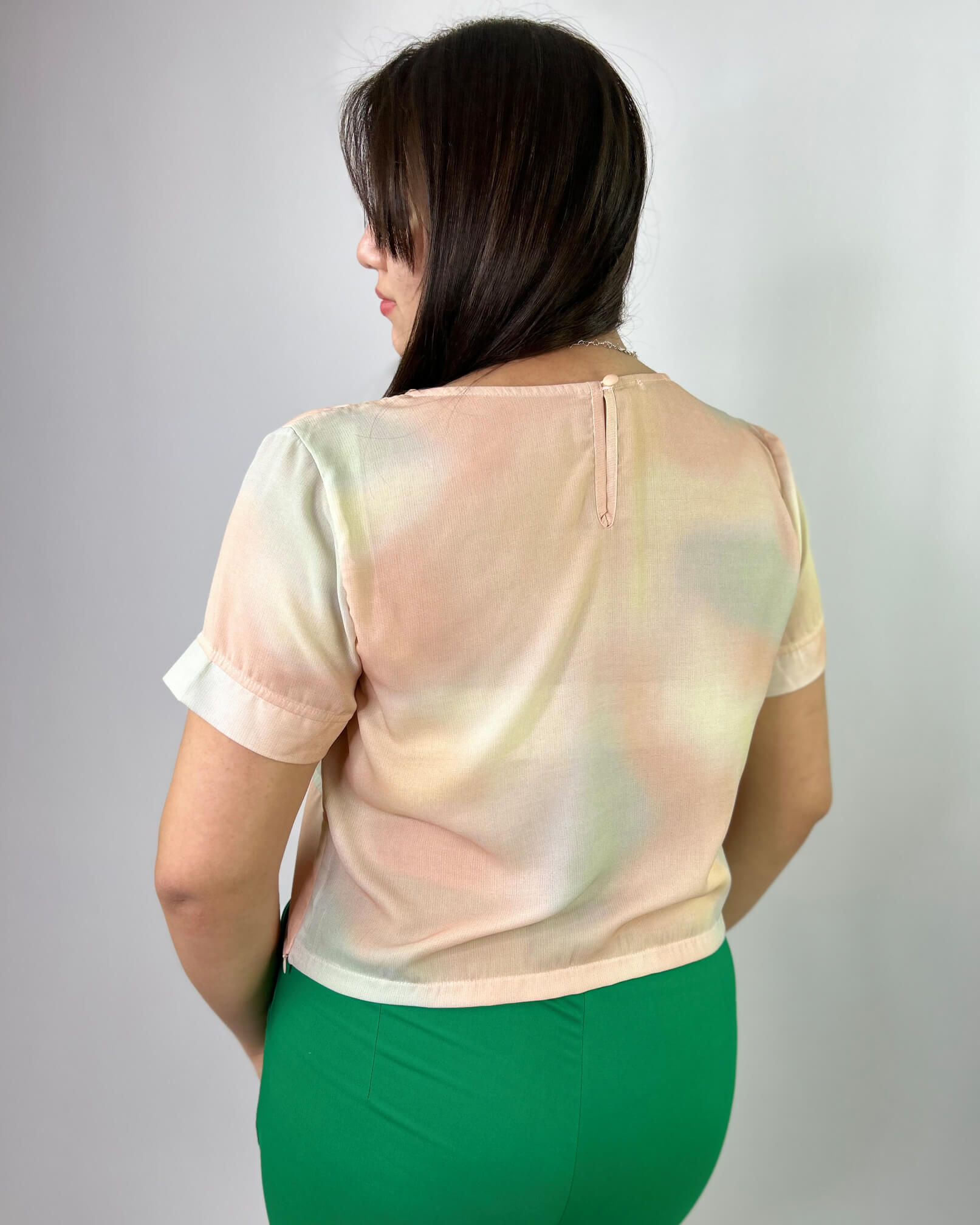 Blusa Estampada Damasco Pastel- Brasil