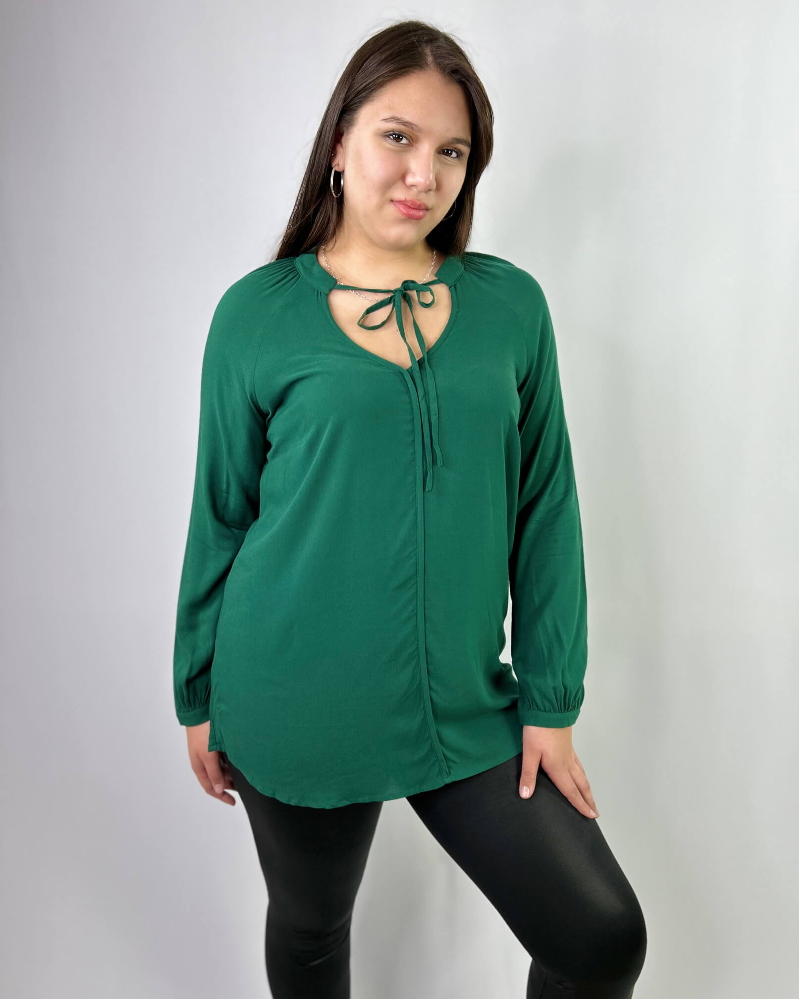 Bluson Mujer Largo Amarra en el Cuello| Curvys