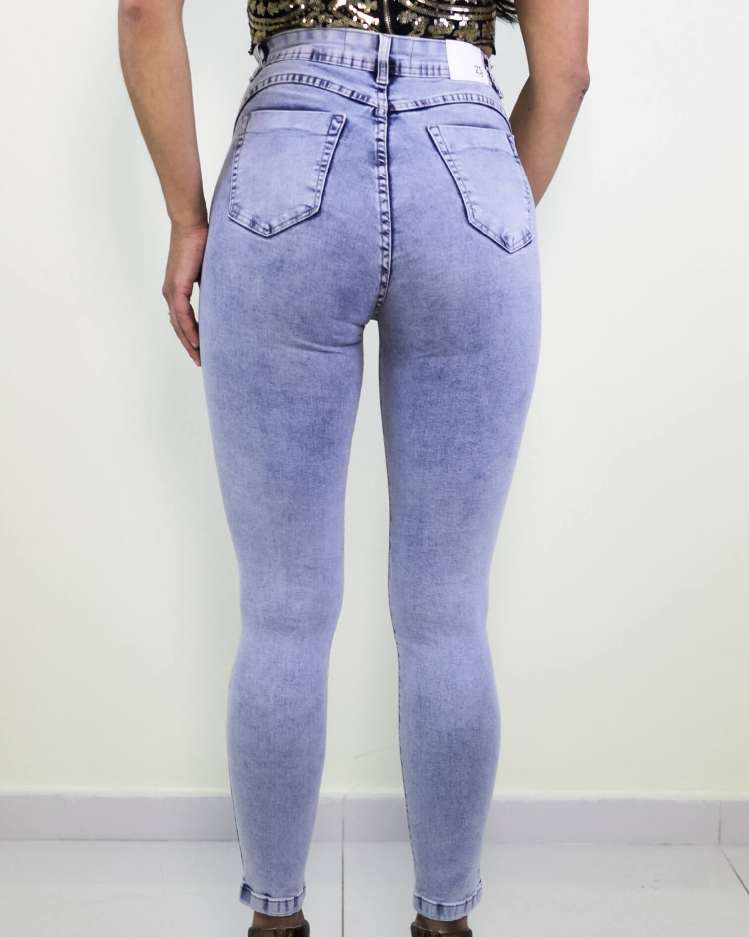 Jeans Mujer Pitillo con Modelador Faja Interna| Realza Curvas y Estiliza