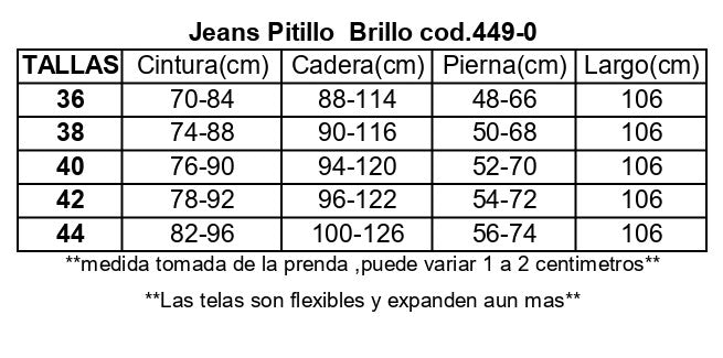 Jeans Skinny Negro Brillo Mujer| Tiro Alto Push-Up