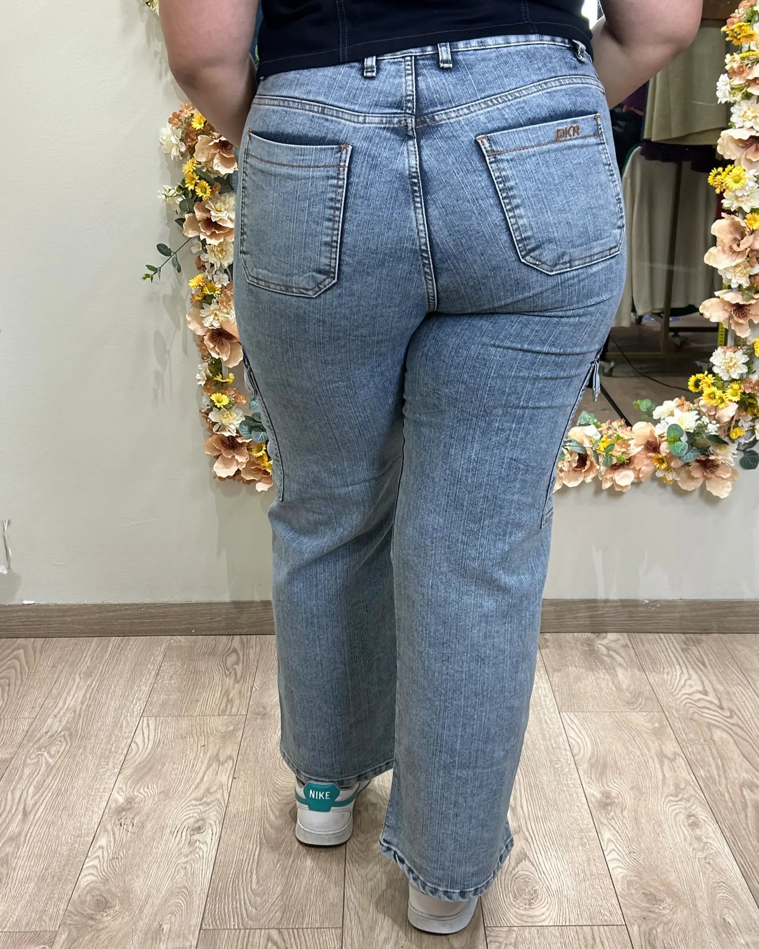 Jeans Mujer Tiro Alto Curvy – Estilo Cargo