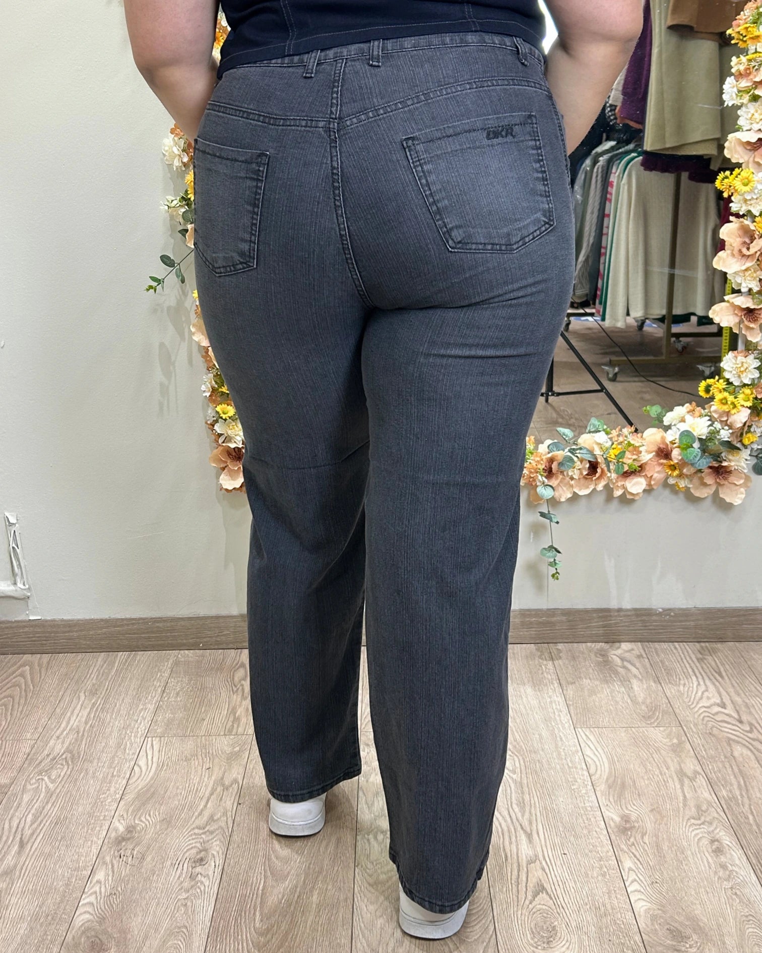 Jeans Mujer Tallas Grandes Wide Leg| Cintura Amplia| Tiro Alto