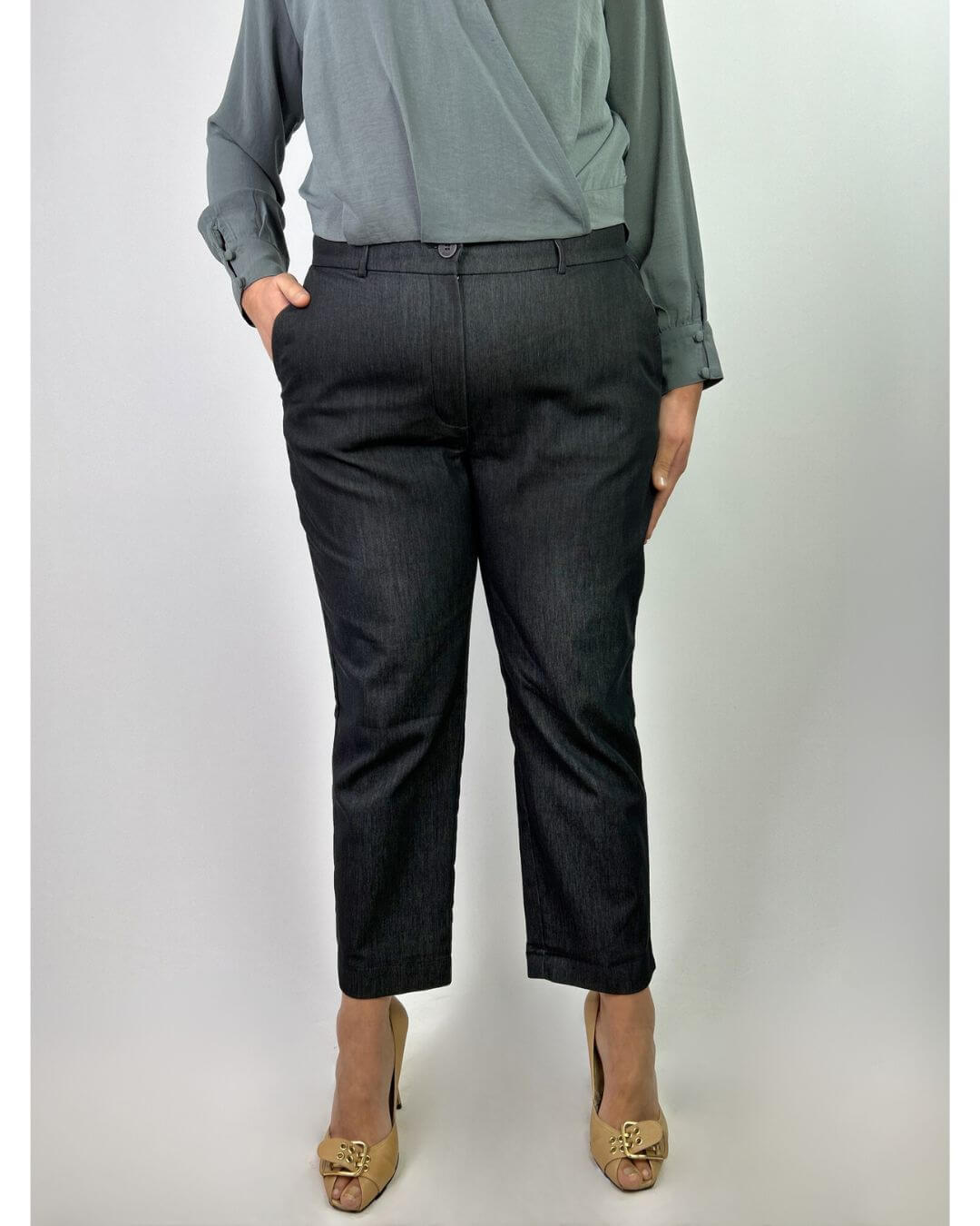 Pantalon De Vestir Mujer| Tallas Grandes| Semi Formal