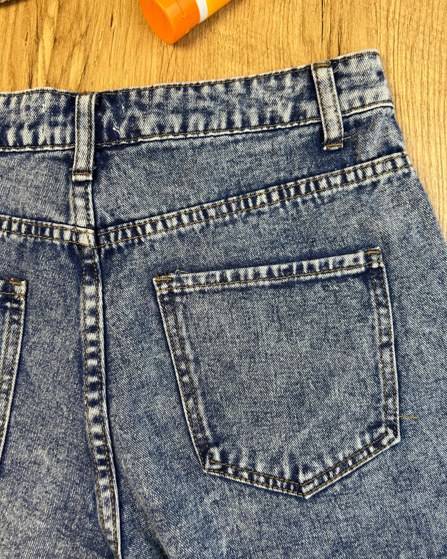 Short Mujer Juvenil  Mezclilla Desgastado