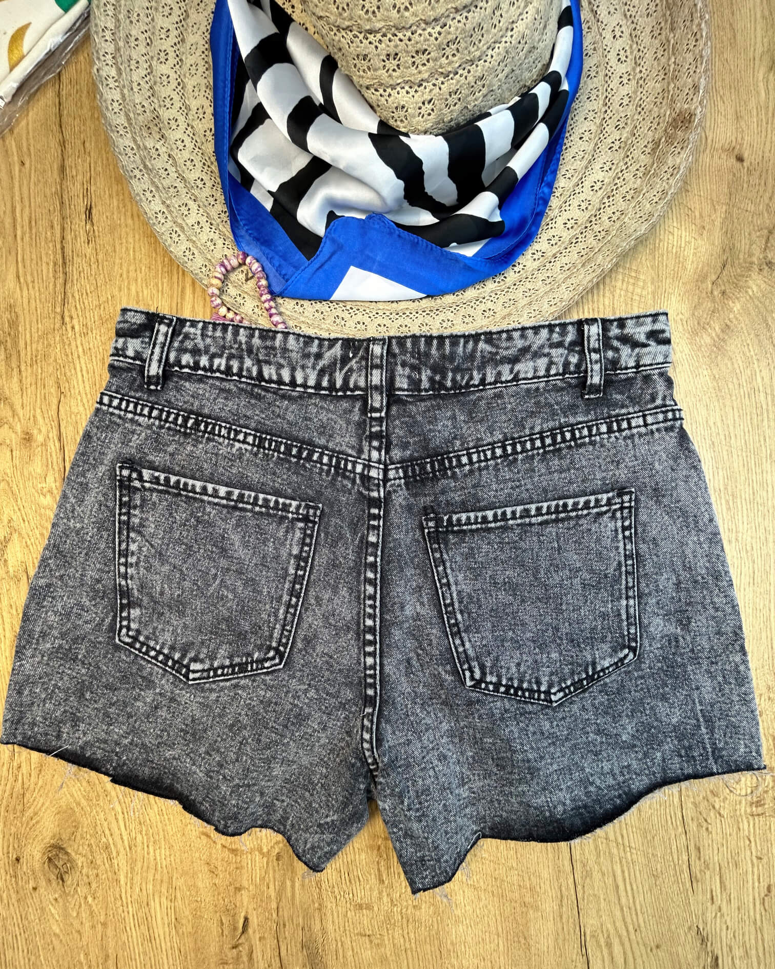 Short Mujer Juvenil  Mezclilla Desgastado